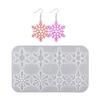 Delicate Snowflake Epoxy Resin Molds Durable Silicone for DIY Christmas Ornaments Jewelry Pendants and Keychains