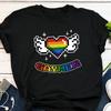 Rainbow Pride Shirt, Gay Pride Flag Gift, LGBT T-shirt, Nonbinary, LGBTQ Transgender Festival Lesbian Asexual Gamer Gaming Video Games Geek