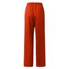Women's Spring Summer Autumn Solid Color Suit Pants Elastic Waist Casual Pants