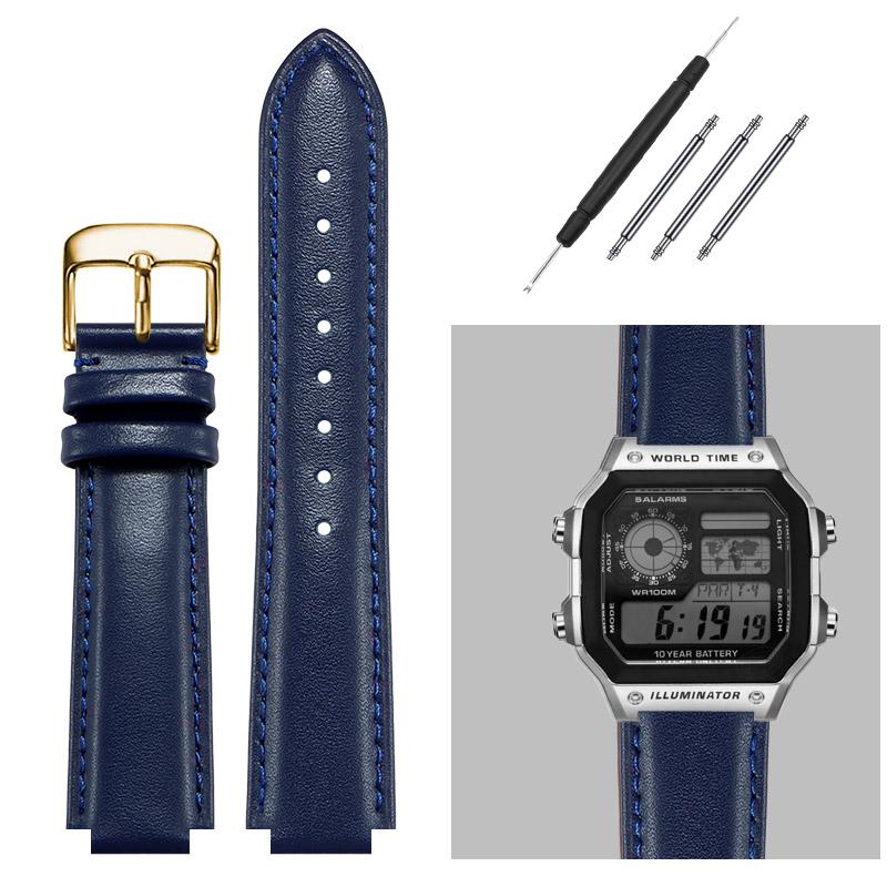 16MM genuine leather watchband for G-Shock Casio DW5600/GW-B5600/G-5600/GW-M5610 Replace wristbands Convex watch strap