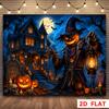 1Pcs Halloween Jack O Lantern Decoration Background Winter Backdrop Decorations For Photo Studio Photo Booth Christams Party