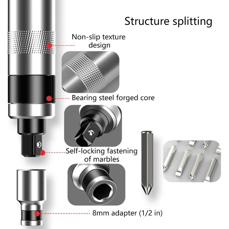 Auto-Locking Screwdriver Bits Crafted From Sturdy Alloy Steel Ideal For DIY Enthusiasts And Professional Technicians