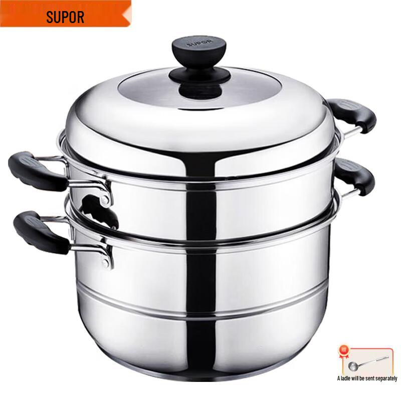 SUPOR 304 Stainless Steel Multi-functional Steamer Pot