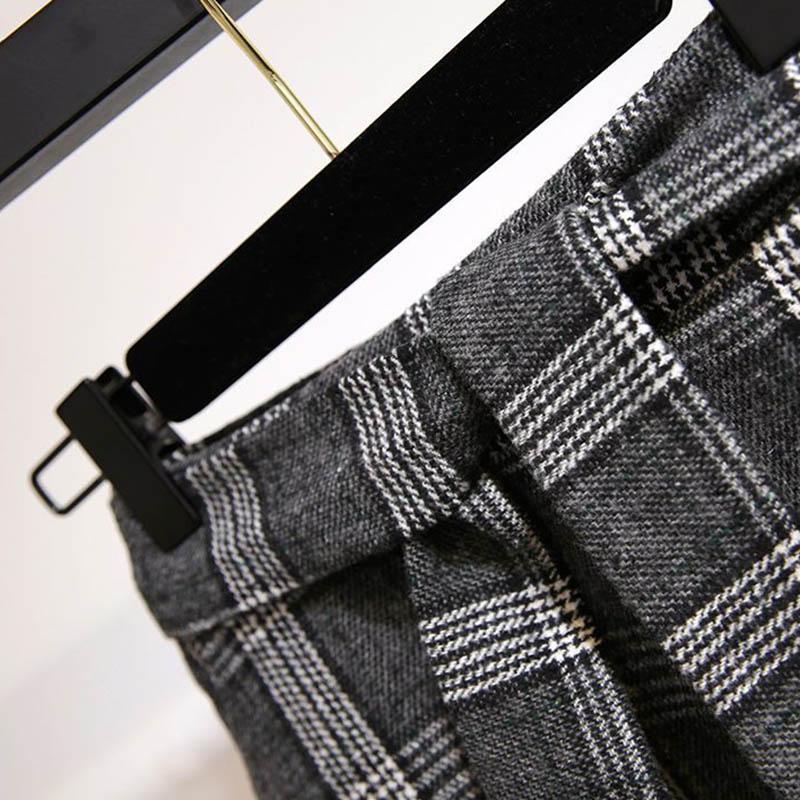 Skirt for Women Casual Versatile Elastic High Waist Long Loose Trousers Stretchy Skirt