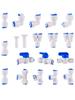 OD 1/4" 3/8" Pipe Slip Lock Quick Connector Water Purify Joint Garden Irrigation Straight Elbow Tee Valve Pipe Coupling Fittings