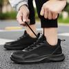 Fitness Exercise Men Breathable Mesh Sneakers Streamlined Appearance Lightweight Daily Outdoor Walking Shoes