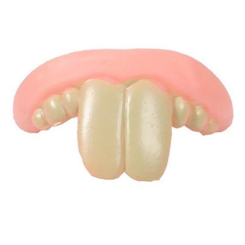 Pet Corgi Dog Dentures Toys Funny Spoof Dog Groundhog Rabbit Front Teeth Dentures Cover Tricky