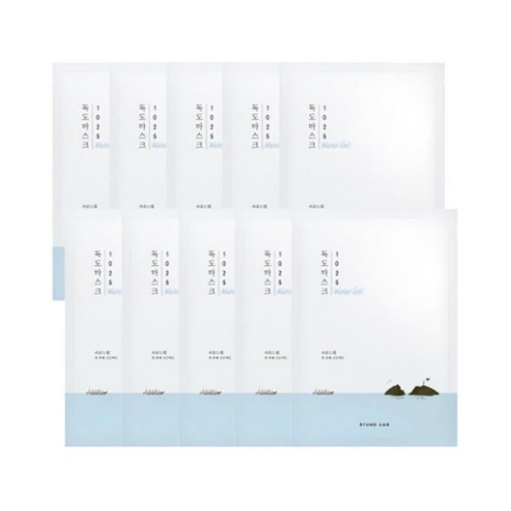 ROUND LAB 1025 Dokdo Moisture Water Gel Mask — 30 Ml (1 Sheet) × 10 Sheets