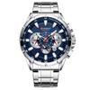 CURREN 8363 Watch for Male Men Quartz Man Wristwatch Watches with Stainless Steel Strap Band Three