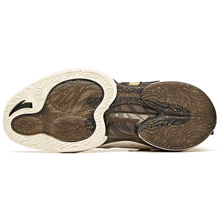 Anta Gordon Hayward GH2 Basketball Shoes Men White Black Brown Gold 112111103-1