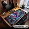 Soccer Theme Custom Mouse Pad Personalized With Name Text Customized Desk Mat For Office Home Decor