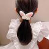 1PCS Cat Ear Pearl Girls Cute Kids Elastic Hair Bands Children Hair Ties Princess Hair Accessories Baby Headwear