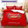 3pcs Arsenal F.C Bedding Set Duvet Cover Closure Includes 1 Duvet Cover & 2 Pillowcases, Soft and Comfortable for All Seasons.