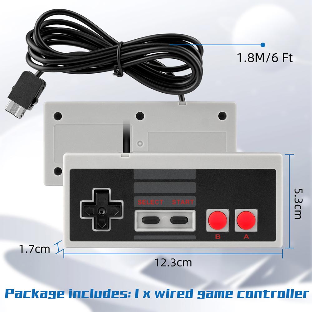Feet Wired Game Controller Gaming Gamepad for Nintendo NES Mini Classic Edition Game Joypad