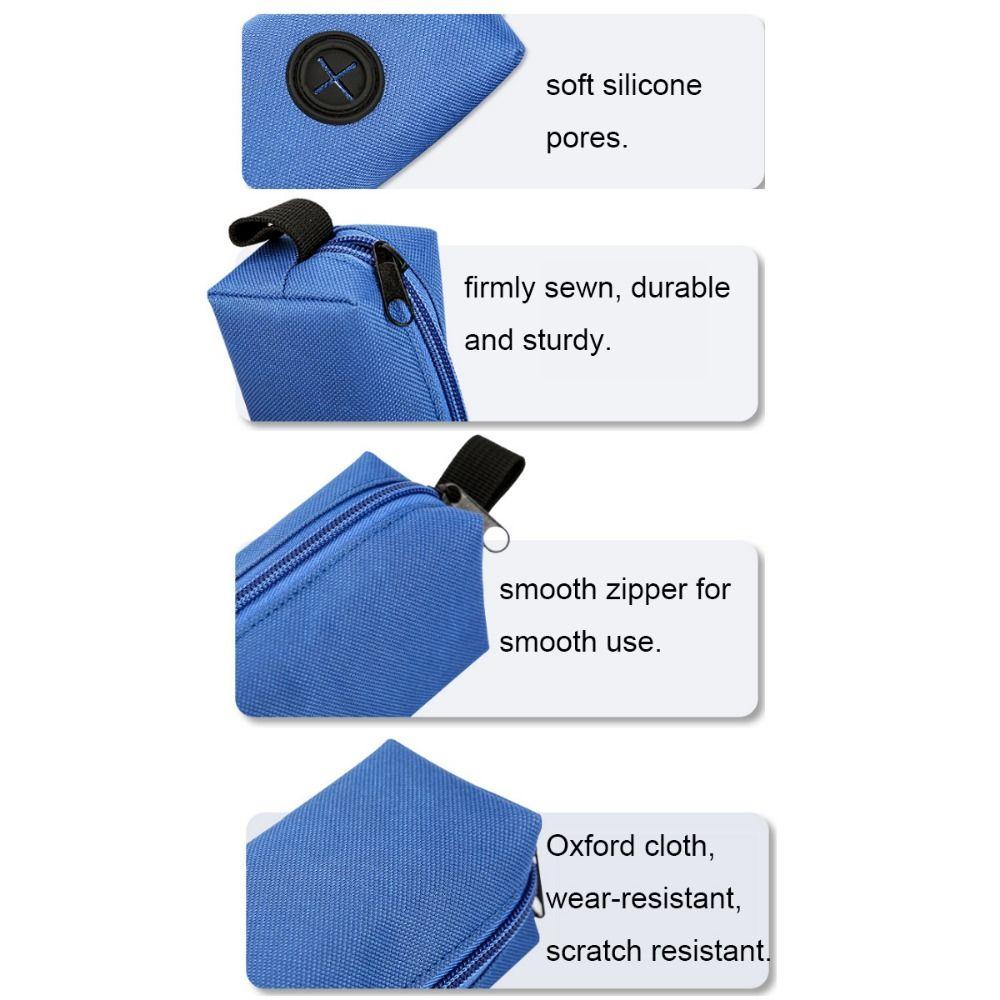 with Metal Buckle Pet Poop Bag Holder Leakproof Pet Waste Bag Carrier  Hiking