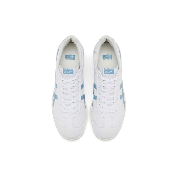 Onitsuka Tiger Tokuten Fabric Synthetic Leather Retro Training Lightweight Breathable Low-Top Skate Shoes Unisex sneaker White Blue 1183A862-107