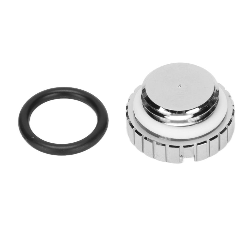 Water Stop Plug Black Silver G1 4 Thread Plug Fitting with O Ring for Computer Water Cool SystemSilver
