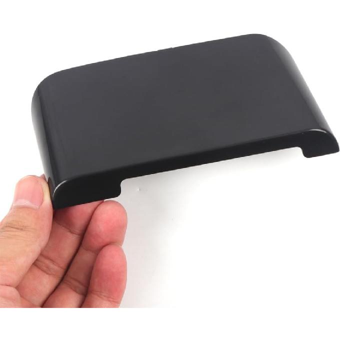 Für Toyota Land Cruiser LC100 FJ100 1998 1999 2000 2001 2002 Schwarze Außen Dachgepäckträger Schienen Gepäck Center Schutz Abdeckung Autozubehör 2 Stück