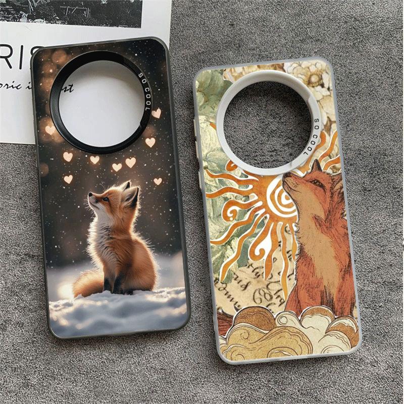 Cartoon Fox Animal Soft Phone Case for Xiaomi Redmi Note 13 14 15 Pro Plus 12S 12 11S 11 11T 10S 10 Shockproof Cover Back Shell