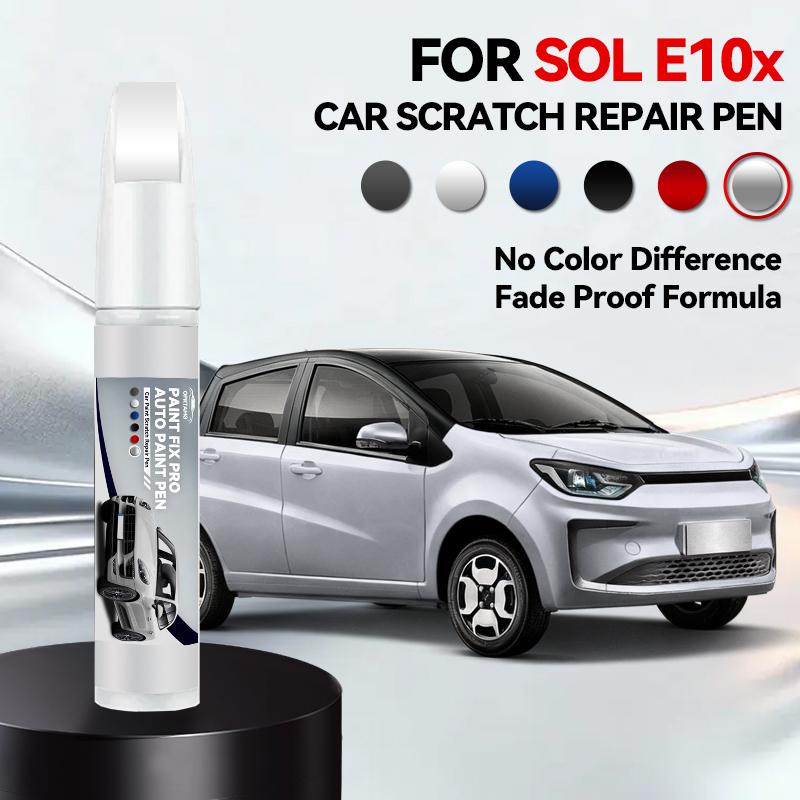 

Vehicle for Exclusive Use For JAC SOL E10x 2022-2025 E10x Paint Repair Pen Touch Up Scratch Remover DIY Auto Accessories Black W срібний