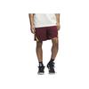 adidas Mesh Breathable Side Pocket Hem Slit Tie Casual Shorts Men Shorts Dark-Red IM4207