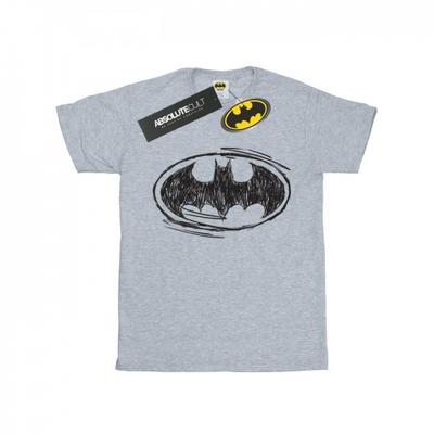 Boys Batman Sketch Logo T-Shirt