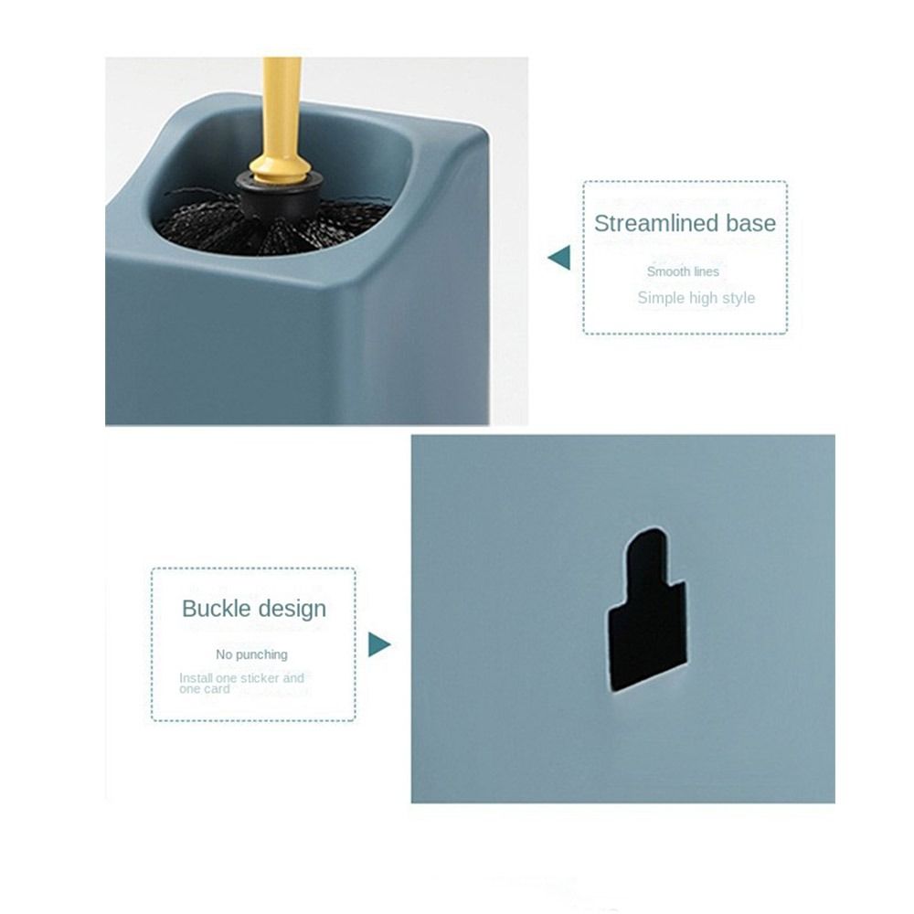 Quick Drying Toilet Bowl Cleaner Brush with Holder Closestool Brush Durable Toilet Brush  Household