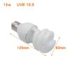 UVB Reptile Basking Lamp for Lizards, Turtles & Plants - 5.0/10.0 Calcium Supplement Ultraviolet Light