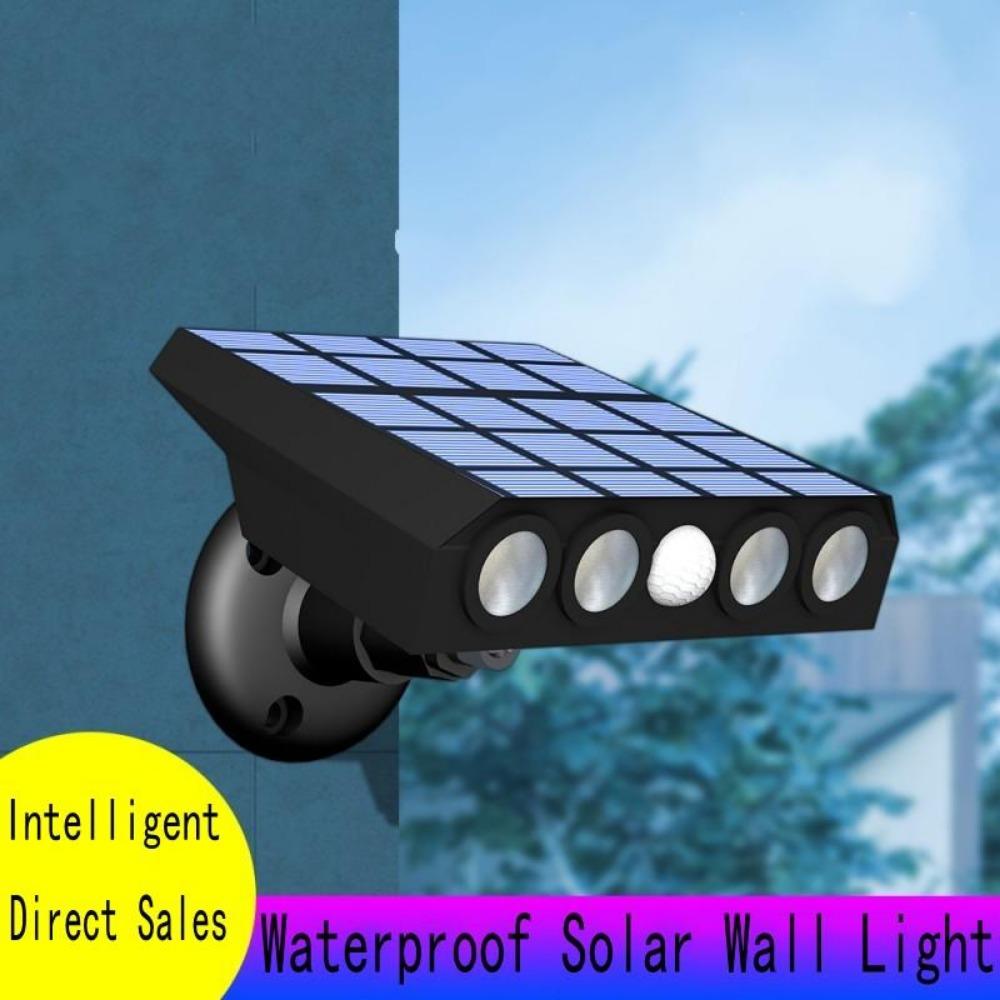 LED Solar Wall Light IP65 Waterproof Led Reflector Outdoor Solar Lamp Emergency Lighting Garden Spotlight For Exterior Landscape