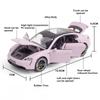 Scale 1:32 911 Targa Taycan Model Car Toy Metal Die-Cast Rubber Tires Miniature Supercar Models Birthday Presents For Adults