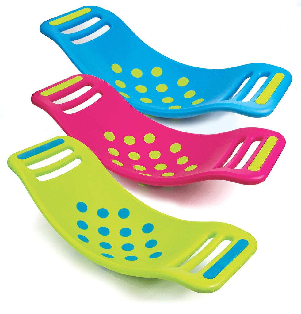Fat Brain Toys leketøy Teeter Popper rosa balansebrett innendørs lekeutstyr for barn [Ekte produkt] FA095-3
