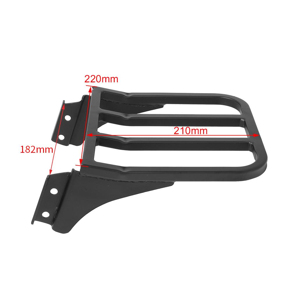 Black Backrest Sissy Bar Luggage Rack For Harley Sportster Xl Model Xl883 1200 Heritage Softail Dyna Flst Motorcycle Accessories