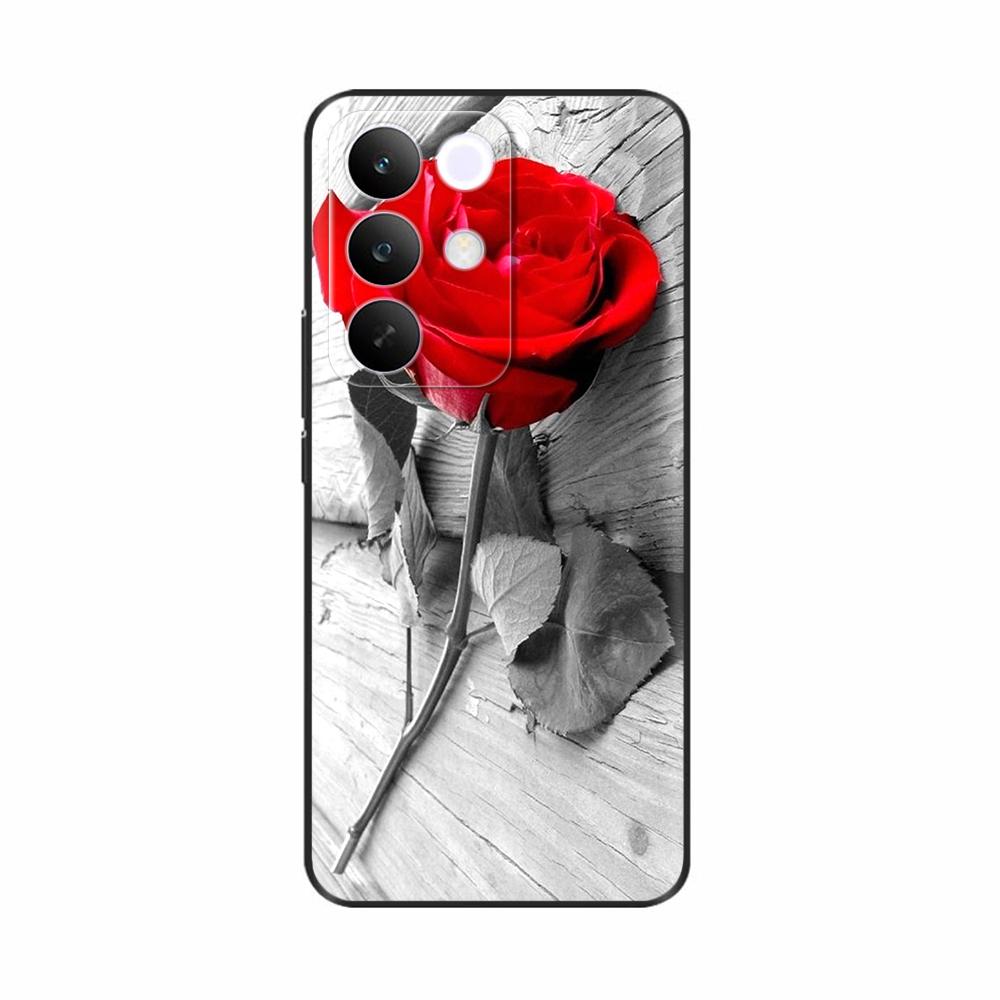For OPPO Realme C85 5G Case Flower Soft Matte Silicone Back Cover For Realme 15x RealmeC85 C 85 4G 5G Full Phone Shell Fundas