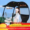 Collapsible Windproof Sunshade: Detachable Electric Car & Motorcycle Canopy Shelter