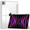 IPad Pro 12.9 Inch Air 13 Folio Case With Stand Magnetic Sleep/Wake Soft TPU Shell Acrylic Pen Slot Full Protection