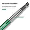 Telescopic Magnetic Bit Positioning Screwdriver with Hex Shank and Extended Socket Rod