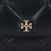 Tory Burch Kira Diamond Quilted Chain Shoulder Bag Magnetic Closure Leather Mini Crossbody Handbag Women Handbags Black 158326-001