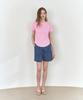 Deuloupisumeon Supima Silket Slim Short Sleeve T-Shirt [Pink]