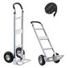 VEVOR Hand Truck, 226.9 Kg Load Capacity, Heavy-Duty Hand Truck Dolly with Non-Slip Wheels & Handle