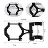 Aluminum Alloy Motorcycle Hook Black Motorcycle Helmet Holder Hook Handlebar Hook