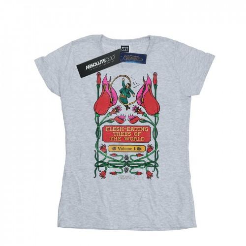 

Fantastic Beasts Womens/Ladies Flesh Eating Trees Cotton T-Shirt XXL білий