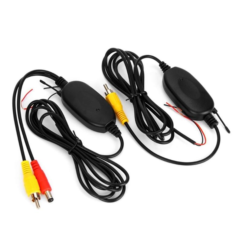 

2.4GHz DC12V Rear View Camera Wiring Kit Reverse Backup Camera Transmitter Receiver Wireless Video Transmitter Module 1