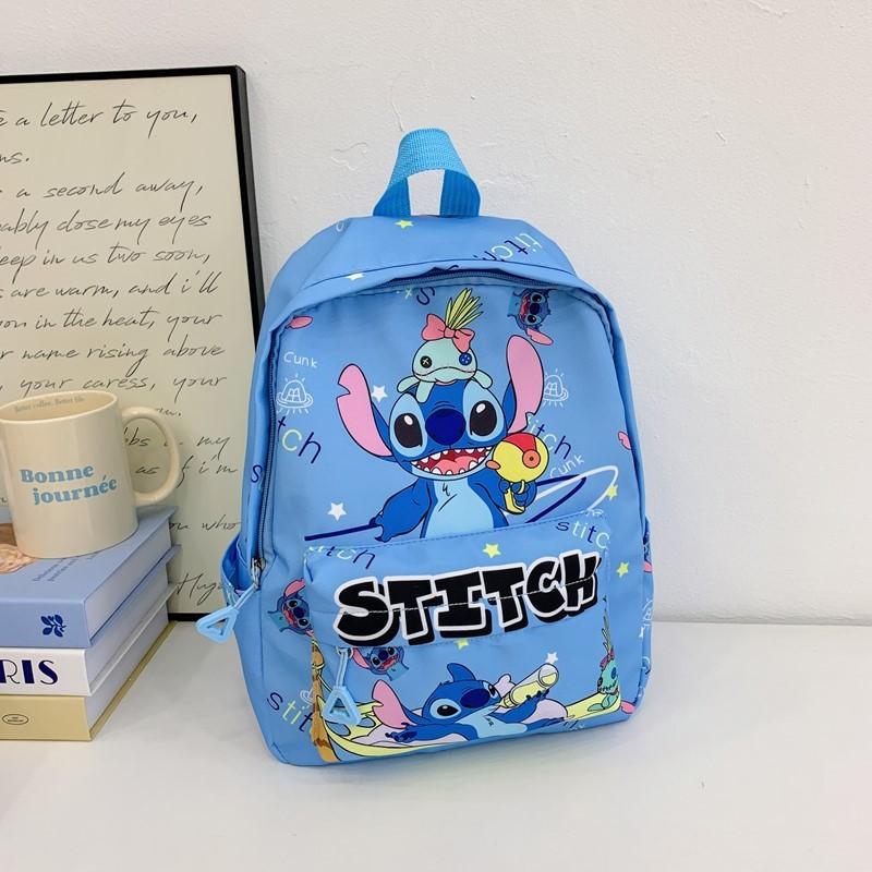 Stitch Kinderrucksack Aus Nylonmaterial Mit Weichen Gepolsterten Trägern Für Den Kindergarten