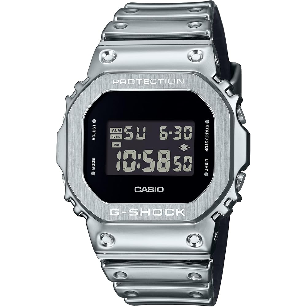 

Мужские серебряные часы Casio G-Shock Fine Metallic Series GM-5600YM-8JF
