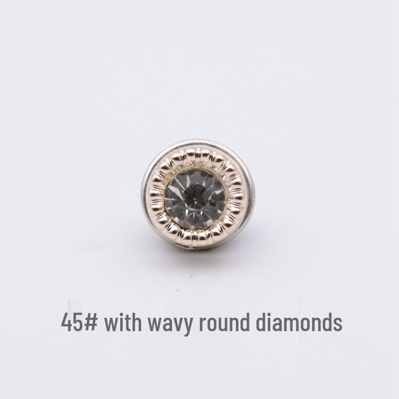 Korean Style Versatile Brooch: No-Sew Button for Clothing, Scarf, Hat & Lapel Decoration