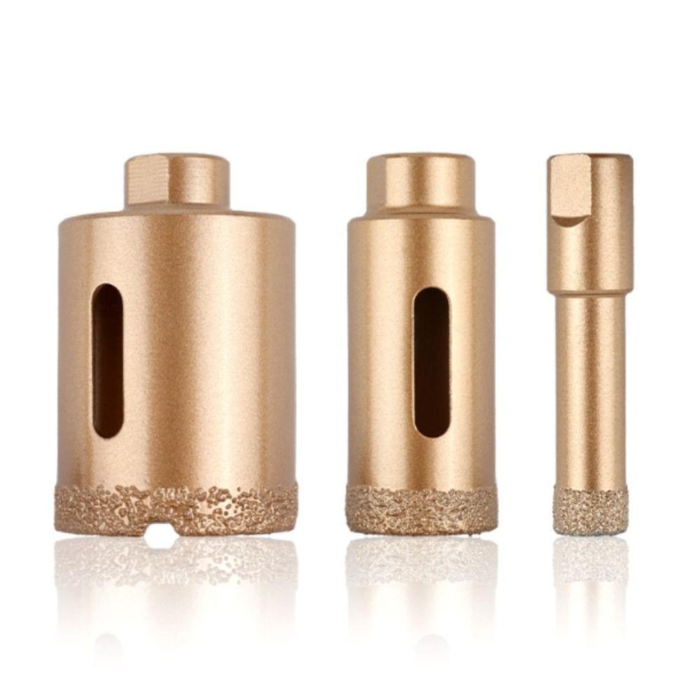 Quick Release Vacuum Brazed Core Bits Thread Design Granite Drill Bit  Angle Grinder Use