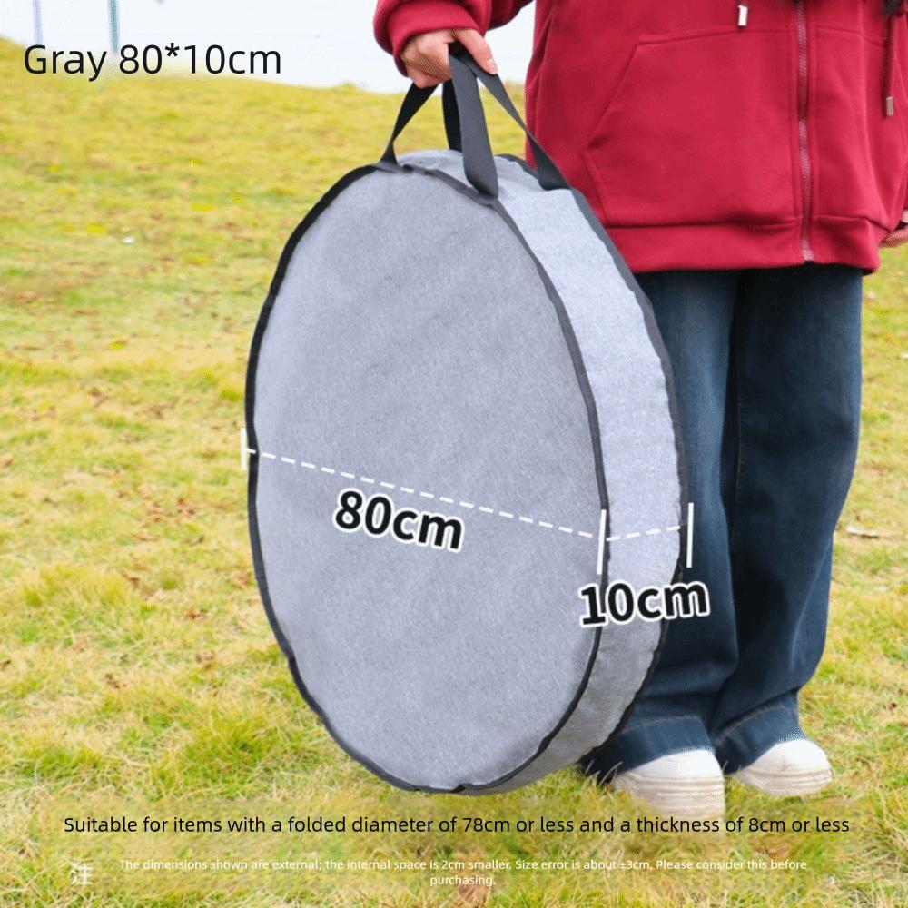 Multi-Functional Storage Bag Round Handheld Plate Bag New Household Organizer  Cam Tent
