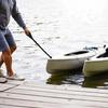 2 Divisions Pirogue Standing Assist Belts Ergonomic Handle Grip With Permanent Polyamide Weave For Scull Board Pirogue Stability