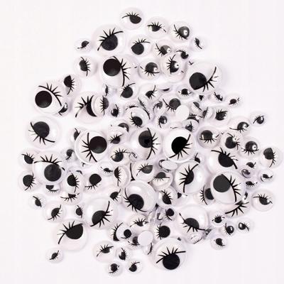 Movable Eyes Black and White With Eyelashes Ø7,10&15mm140