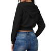 Women's Sporty And Stylish Short  Zip-Up Hoodie